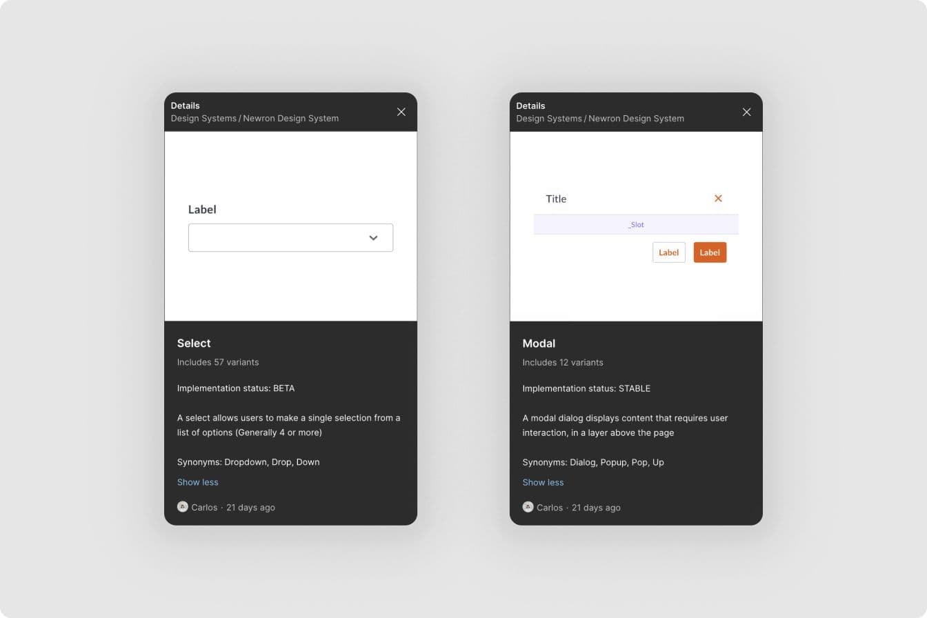 Image of aliases usage across components