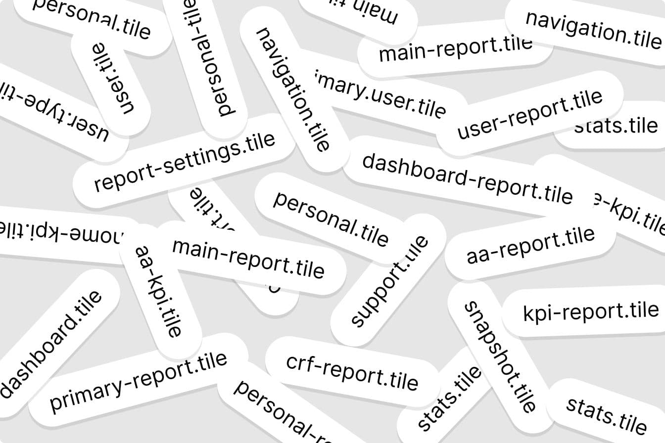 Image of duplication of tile names